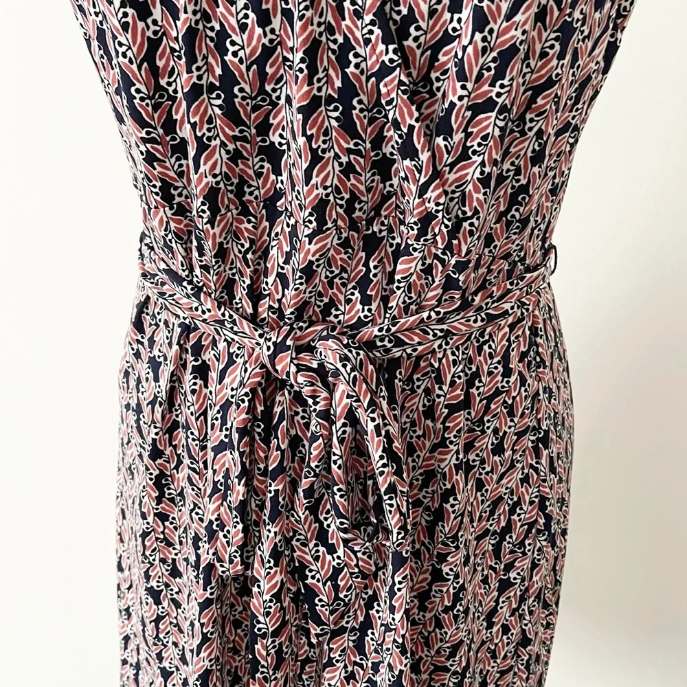 LOFT Outlet | Petite Floral Print Faux Wrap Tie Waist Dress *NWT* - Picture 3 of 12